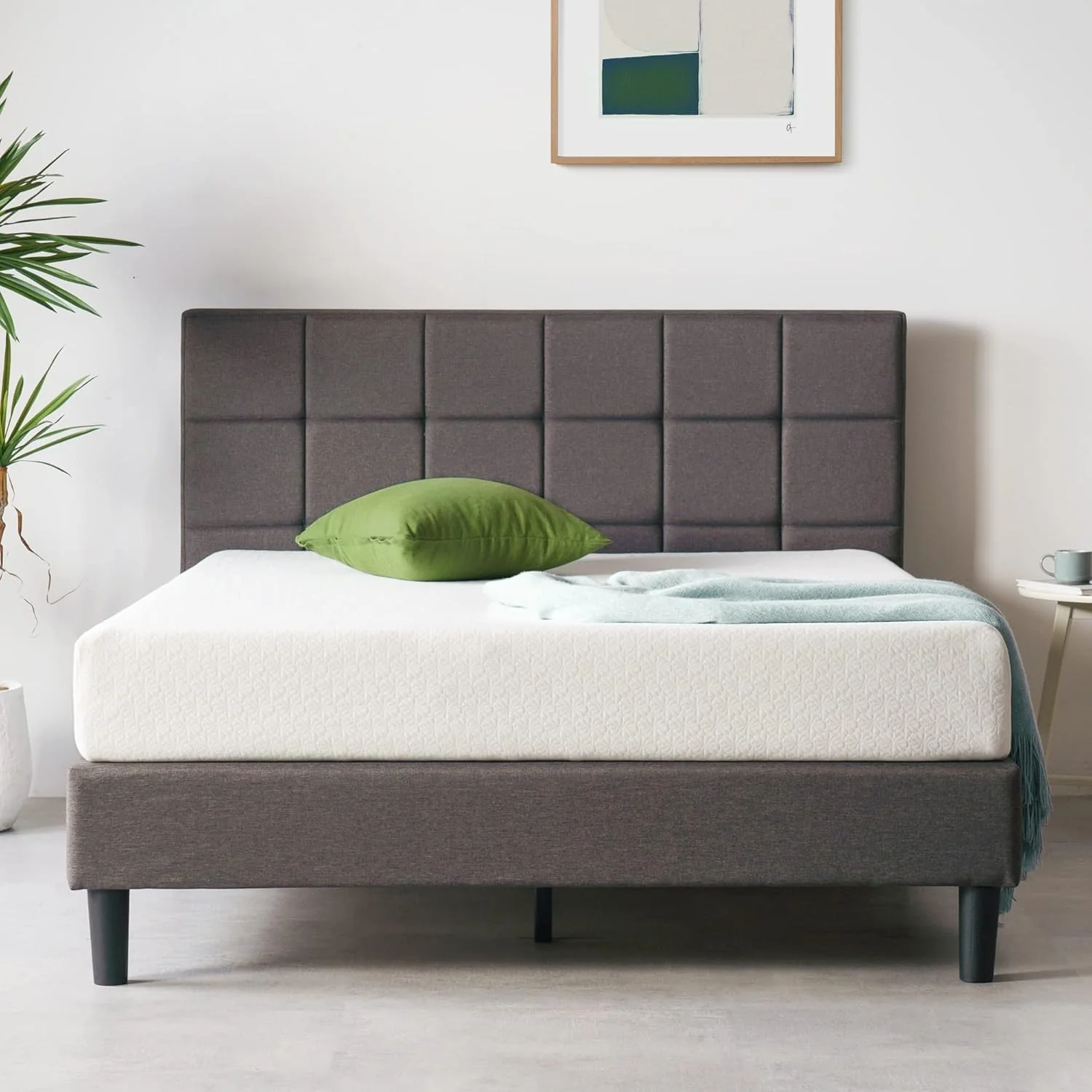 NEW - ZINUS QUEEN 8 Inch Green Tea ActivFresh(R) Memory Foam Mattress, Queen, Mattress in A Box with Compact WONDERBOX Packaging, CertiPUR-US Certified - Retail $275