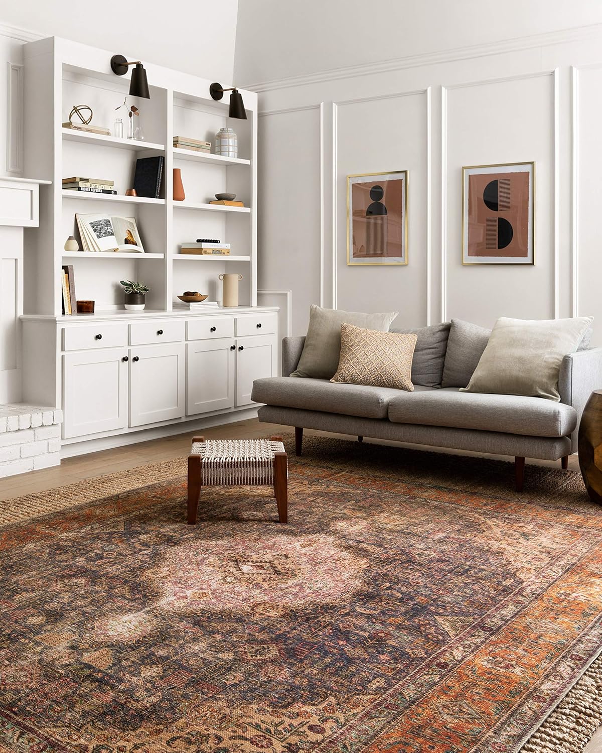 NEW - Loloi II Loren Plum/Multi 5'-0\" x 7'-6\" Area Rug - Retail $115 - Image 2