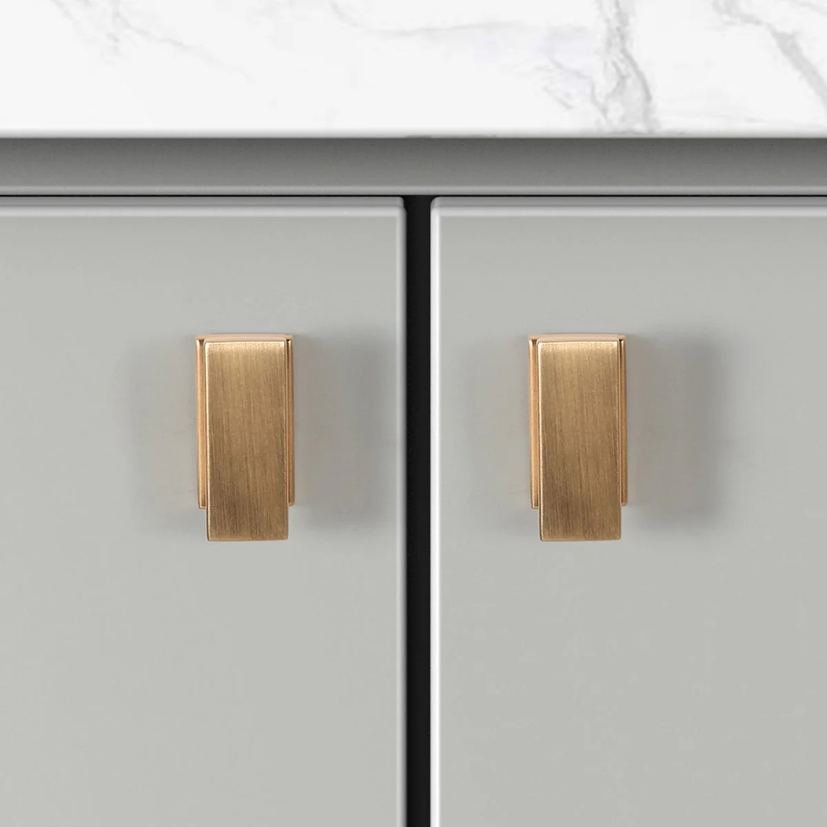 Hexa Series Modern 1.5 in. Rectangular Cabinet Knob from Sapphire Collection - Retail $1.79 - Image 2