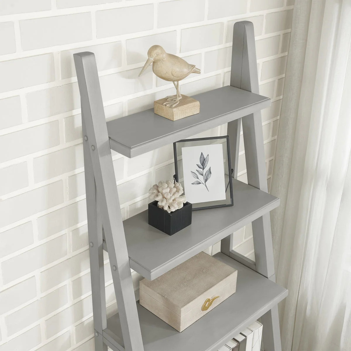 NEW - Kellen 72” Ladder Bookcase - Image 3