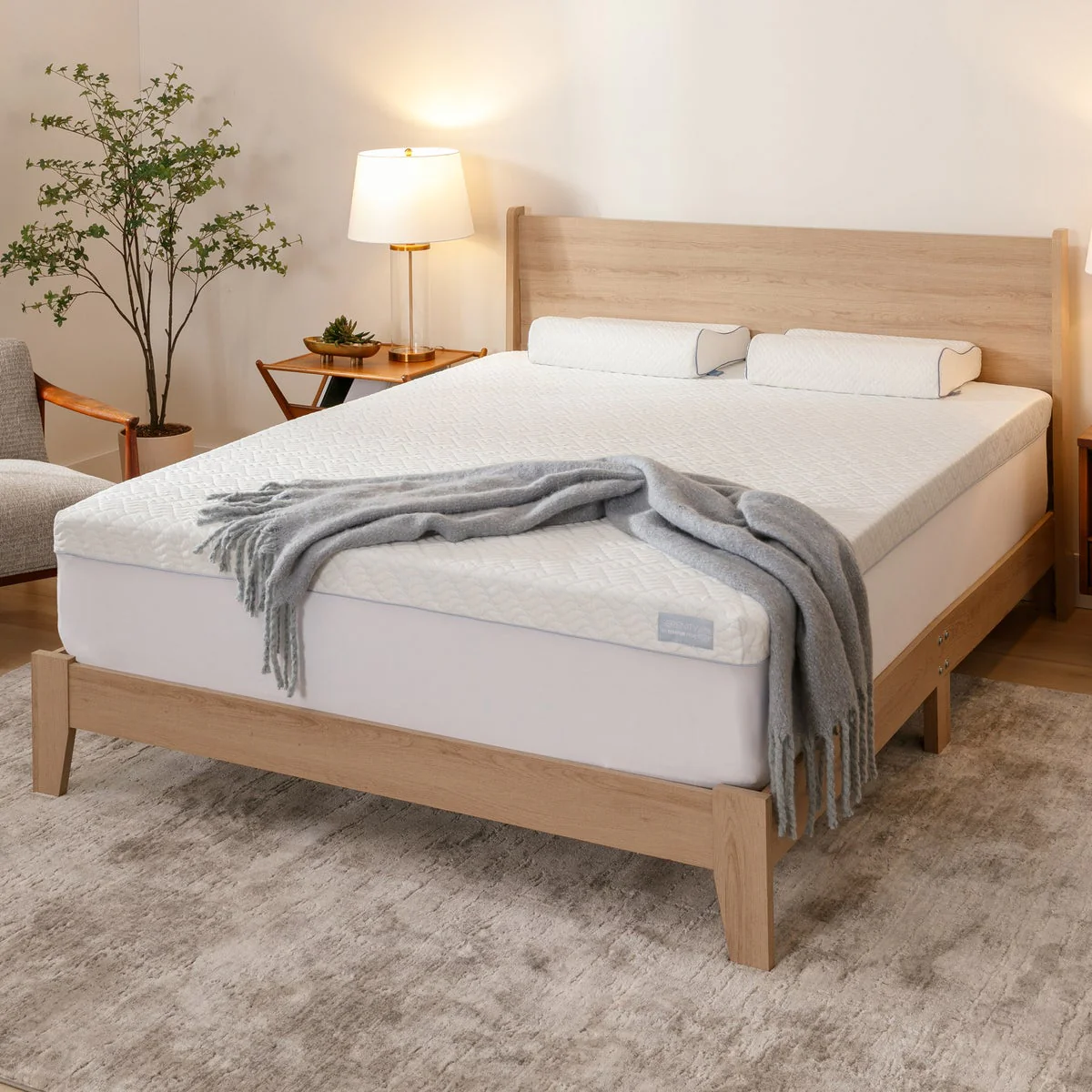 Serenity by Tempur-Pedic 3” Cooling Memory Foam Mattress Topper, King - Image 2