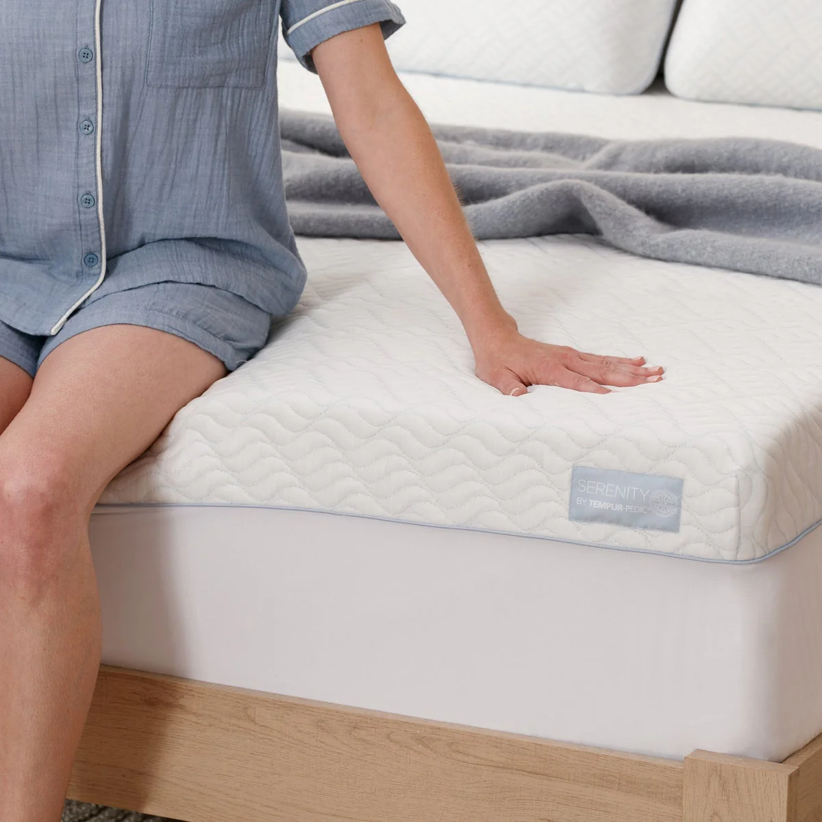 Serenity by Tempur-Pedic 3” Cooling Memory Foam Mattress Topper, King - Image 5