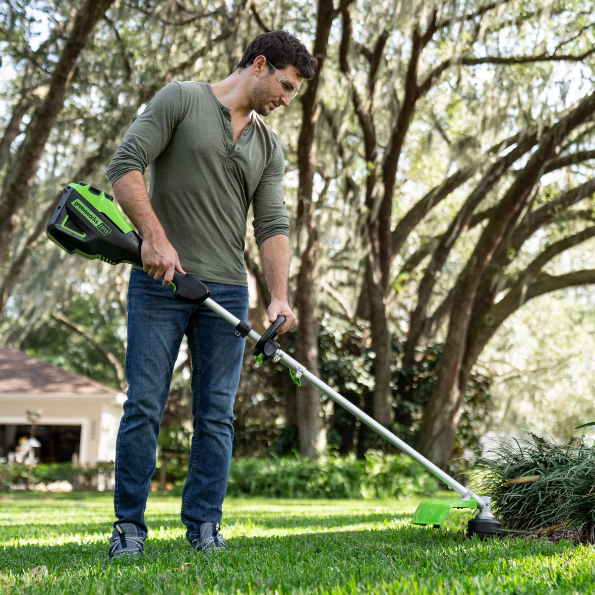 NEW - Greenworks 80V Attachment Capable 16" Trimmer/Edger - Image 3