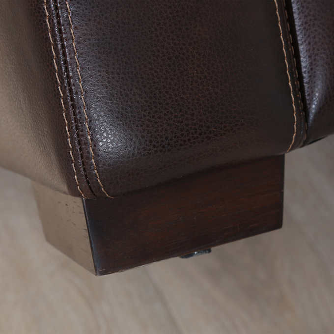 Costco - Chanton Leather Sofa - Retail $1499 - Image 9