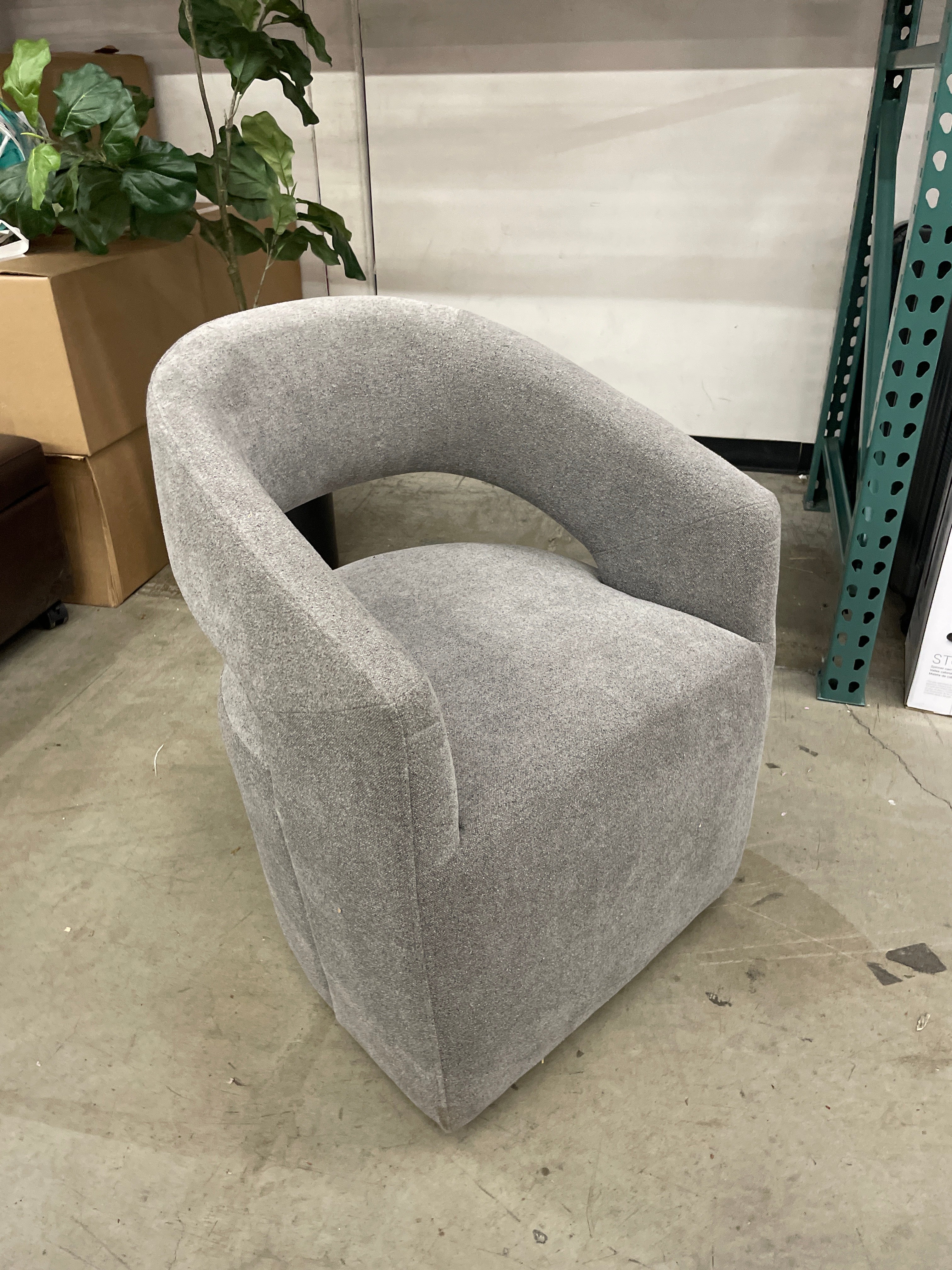 Alivia Fabric Rolling Chair - Retail $300 - Image 5