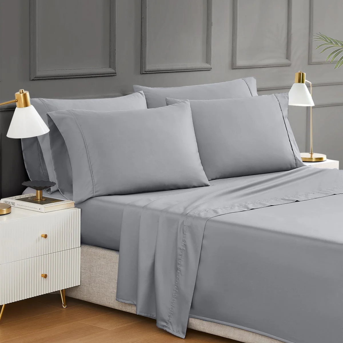 Hotel Signature Egyptian Cotton 400 Thread Count 6-piece Sheet Set KING