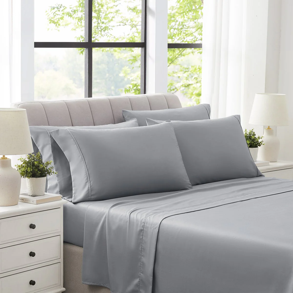 Hotel Signature Egyptian Cotton 400 Thread Count 6-piece Sheet Set KING - Image 3