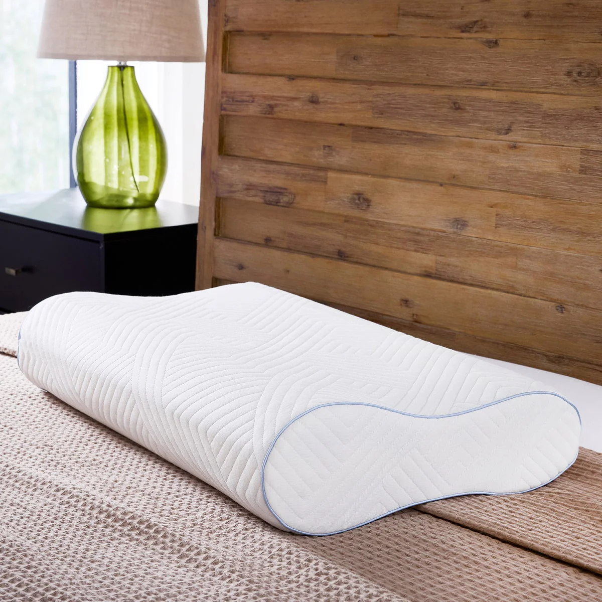 NEW - Bodipedic Adjustable Contour Memory Foam Bed Pillow - Image 4