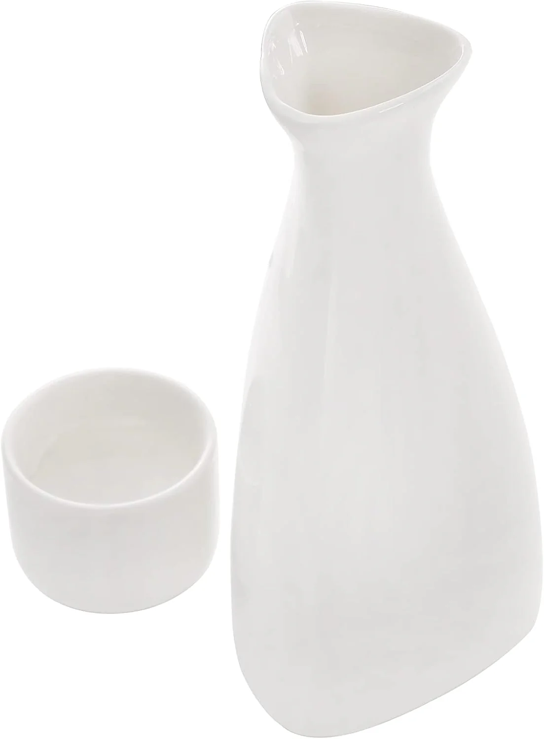 Tosnail 7 Pieces Ceramic Japanese Sake Set, 1 Serving Carafe and 6 Cups - Image 5