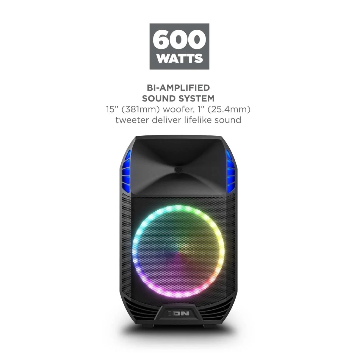 ION Audio Total PA Extreme High-Power Bluetooth Speaker System with Sonic Wide Premium Audio and Acoustic Optimization - Image 2