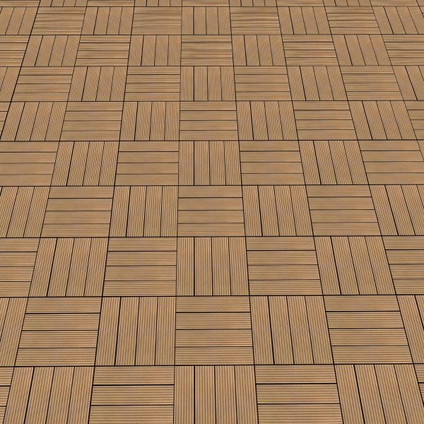 Golden Select Light Brown Composite Deck Tiles, 8 Pack - Image 3