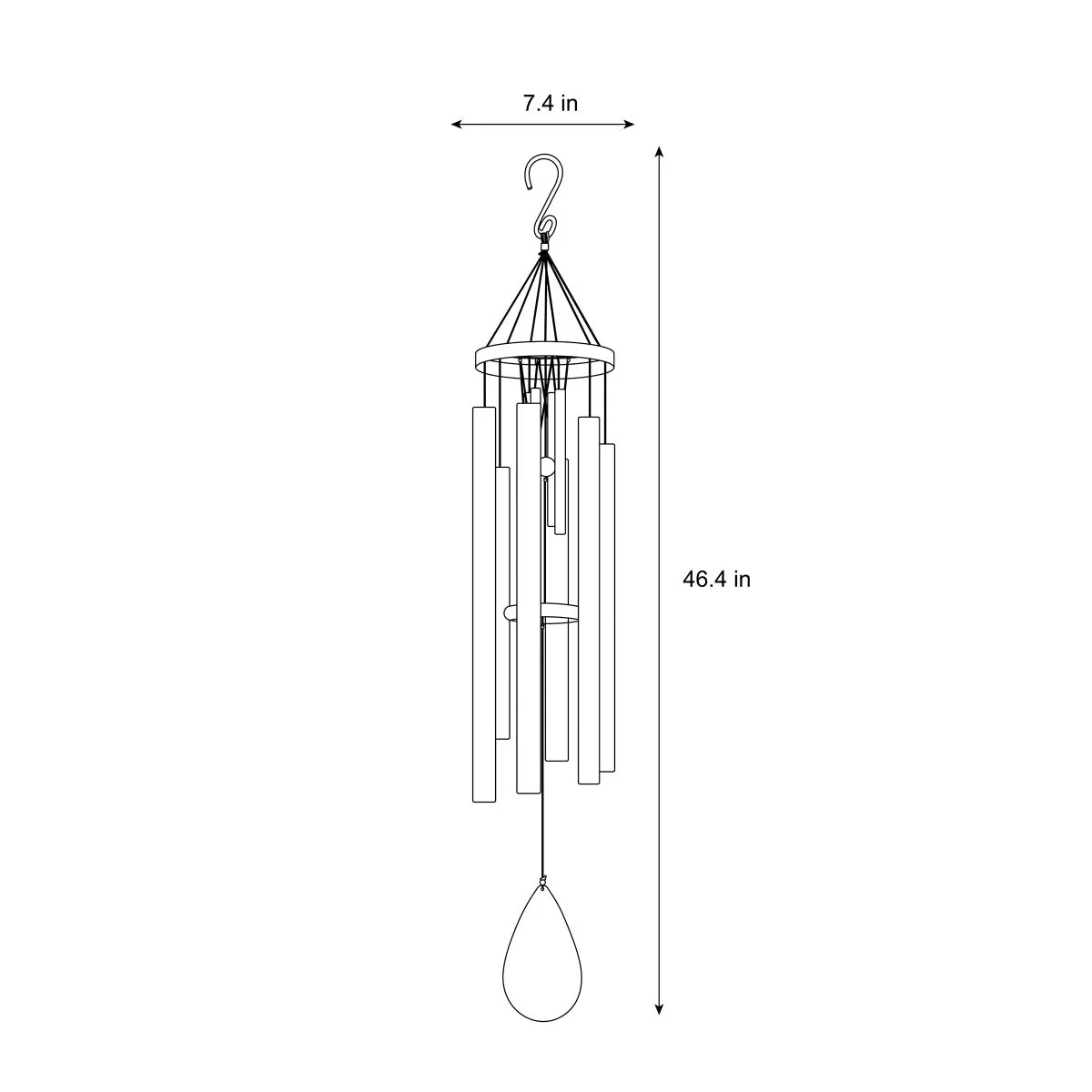 Stylecraft Double Wind Chime - Image 4