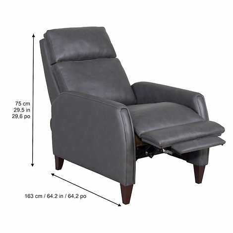 Costco - Decklyn Leather Pushback Recliner - Image 2