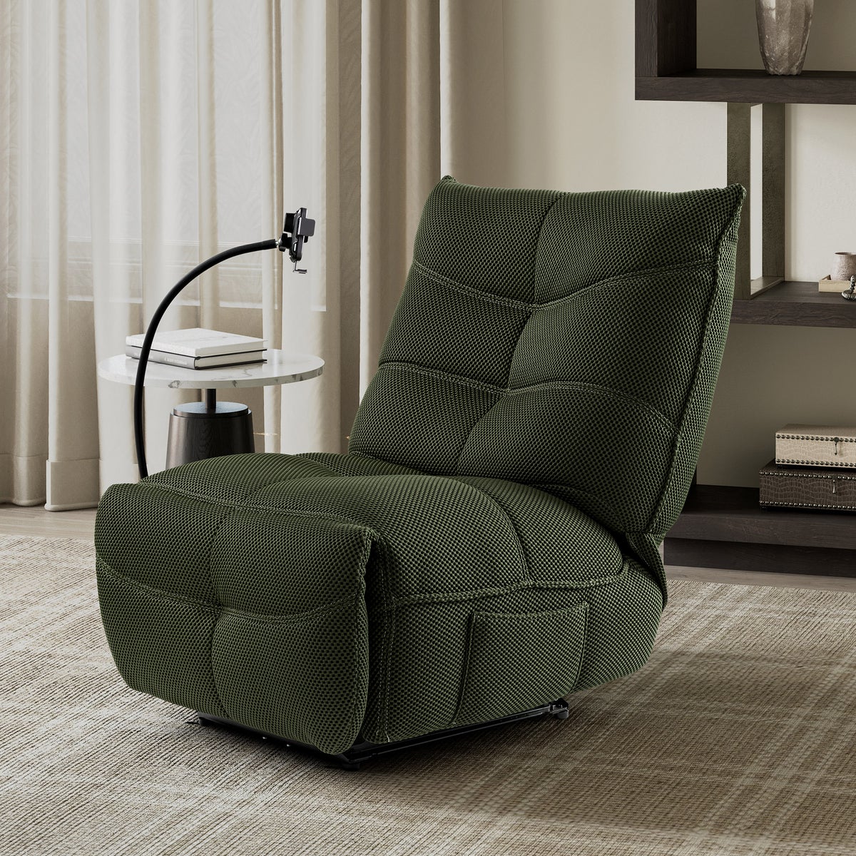 Eureka Ergonomic Lynx Power Recliner with Wireless Charging & USB - Retail $500 - Image 2