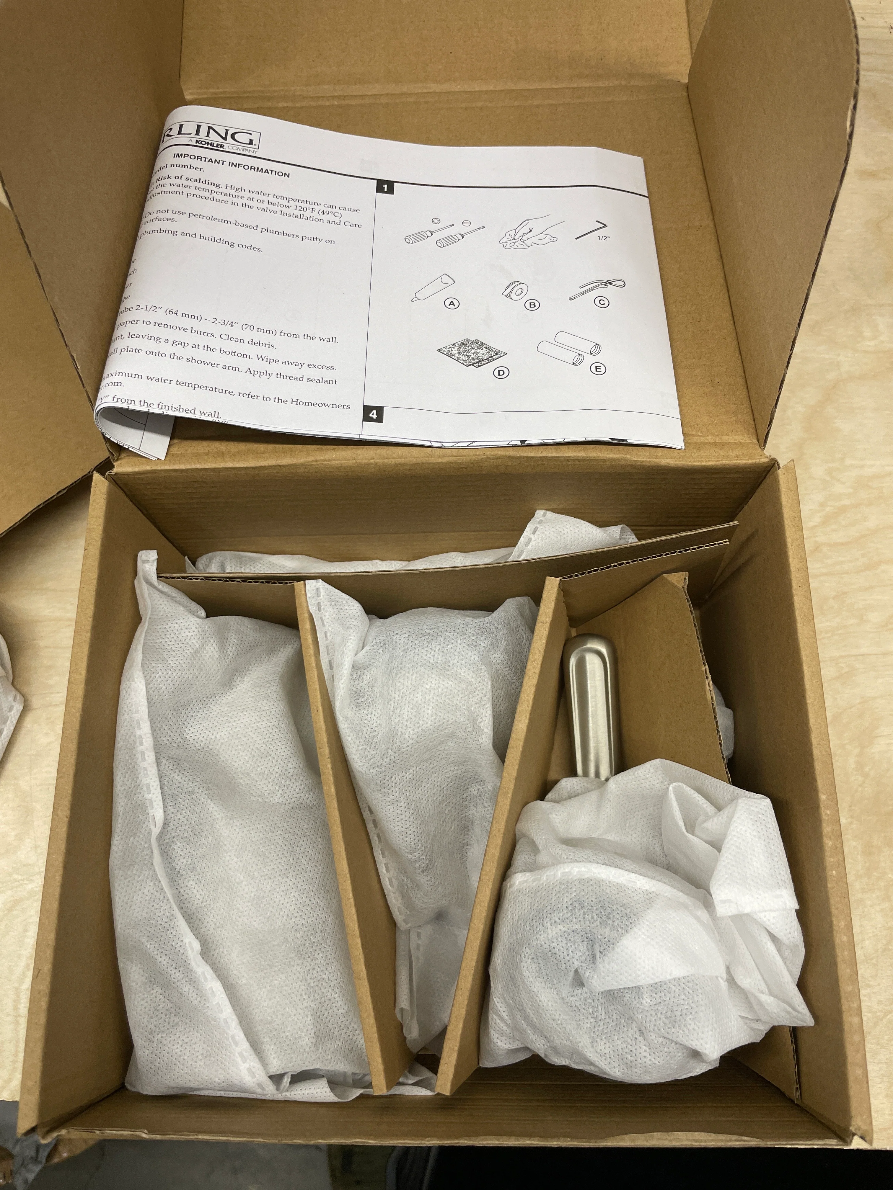 NEW - Sterling by Kohler Ludington Bath And Shower Faucet Trim Set Brushed Nickel - Image 3