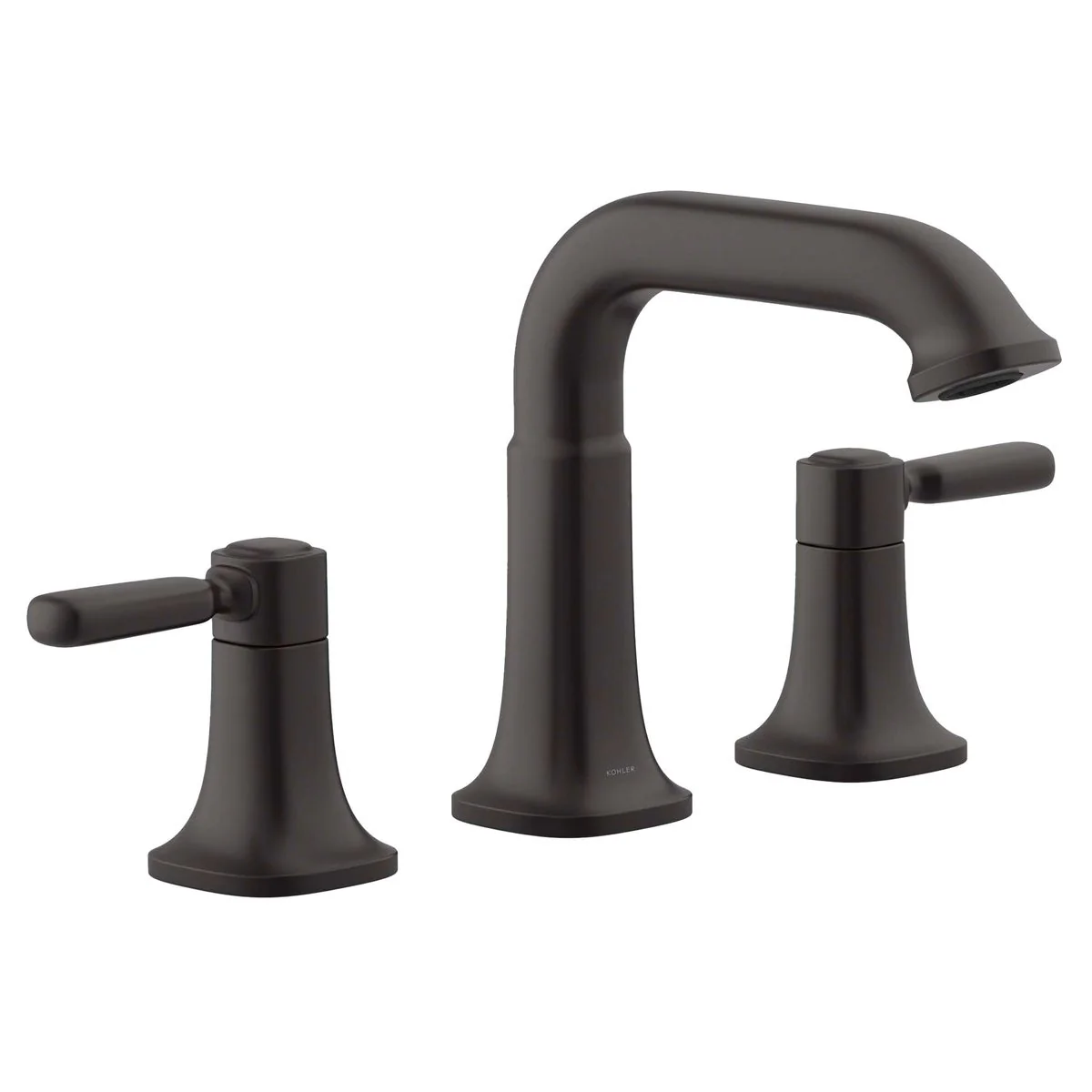 NEW - Matte Black - Kohler Terzet Widespread Bathroom Sink Faucet