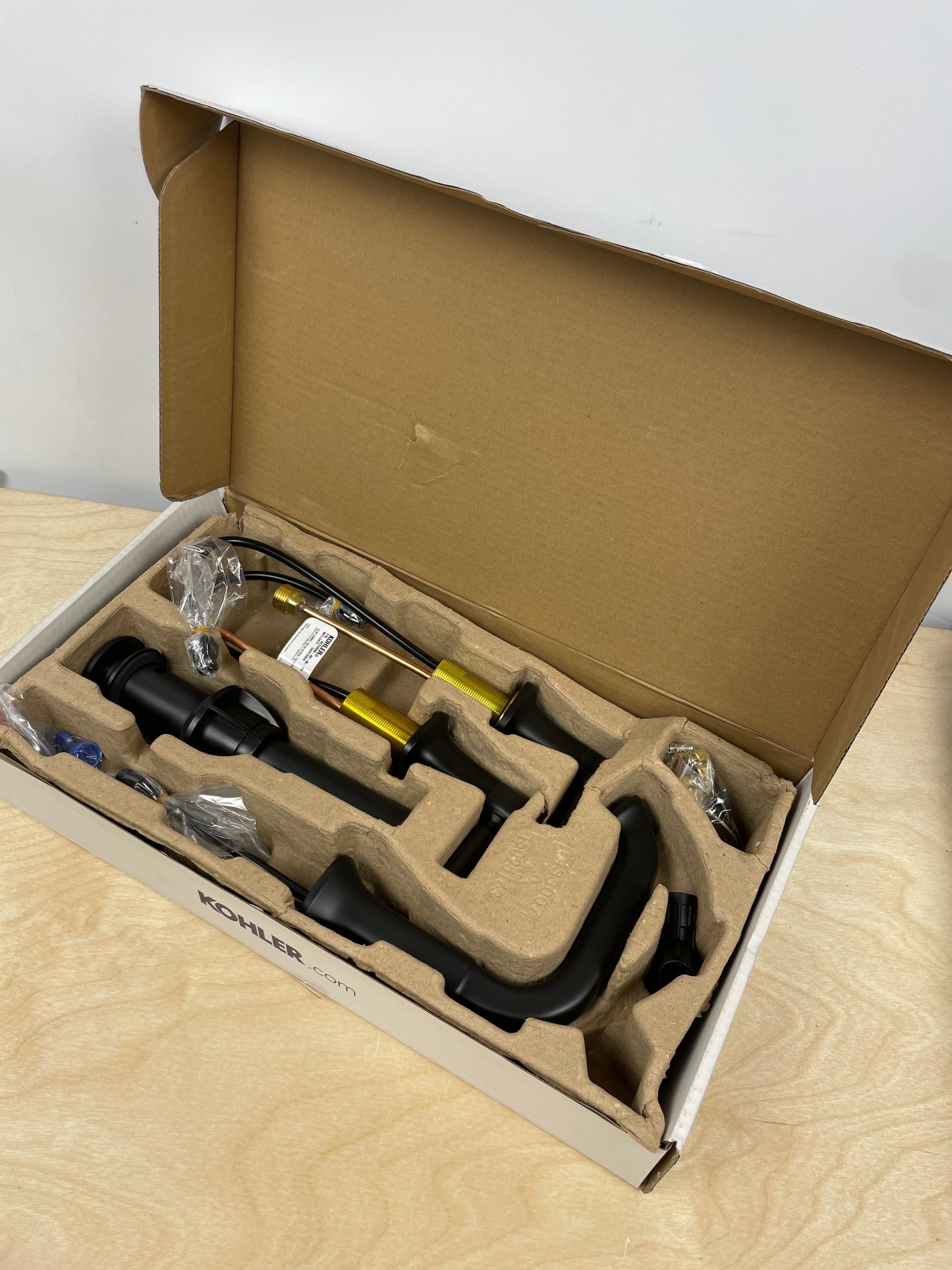 NEW - Matte Black - Kohler Terzet Widespread Bathroom Sink Faucet - Image 6