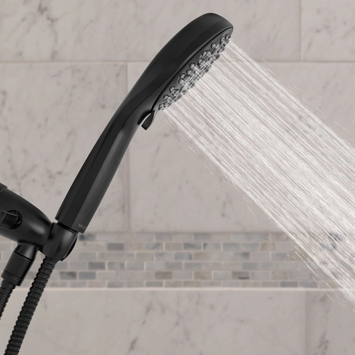 Waterpik Powerpulse Matte Black Therapeutic Massage Hand Held Shower Head - Image 2