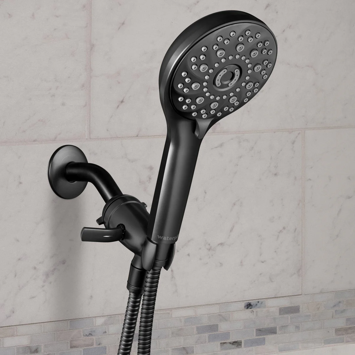 Waterpik Powerpulse Matte Black Therapeutic Massage Hand Held Shower Head - Image 3