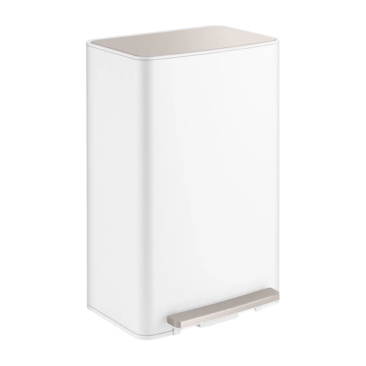Kohler 47L Step Trash Can - White