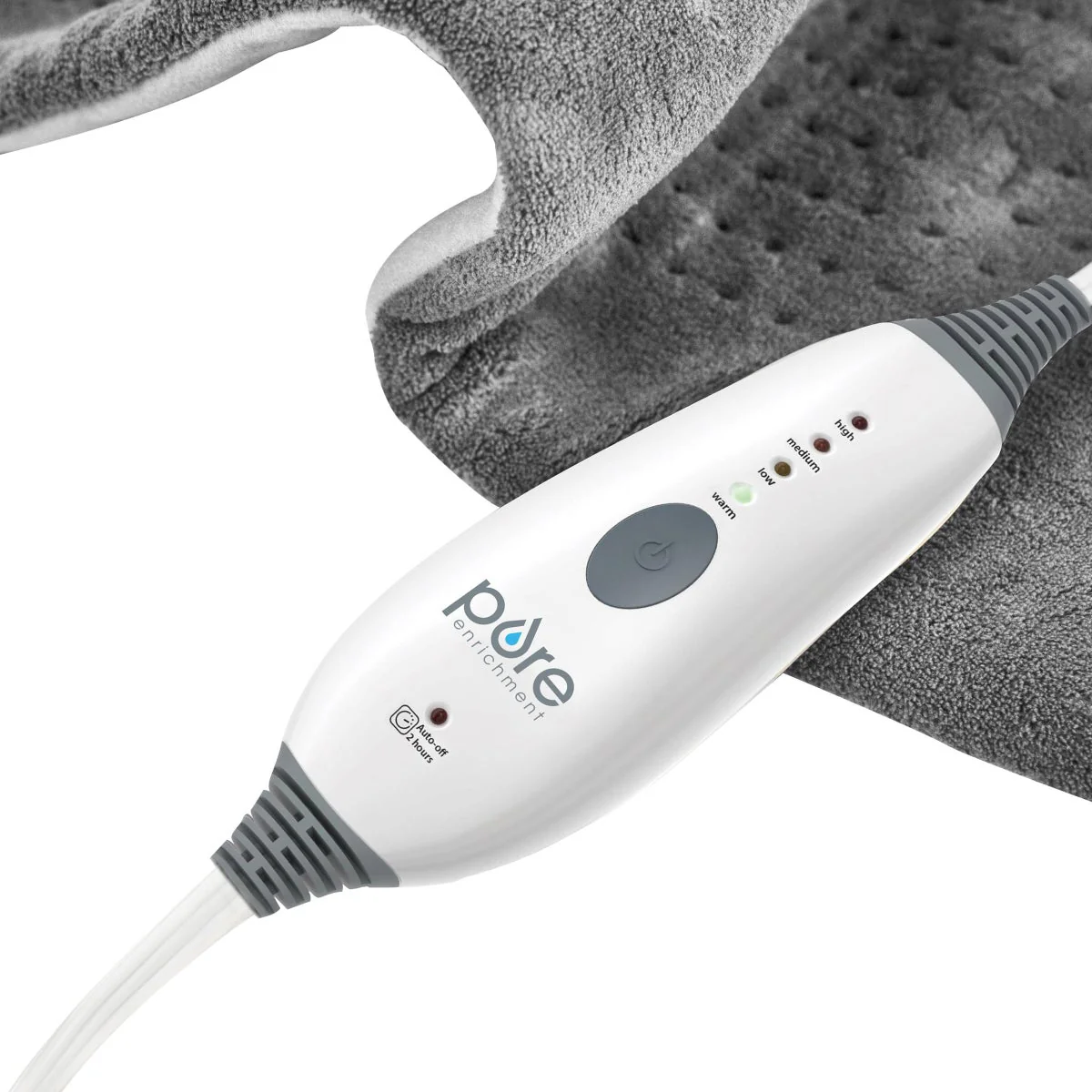 PureRelief Ultra-Wide Microplush Heating Pad - Image 3