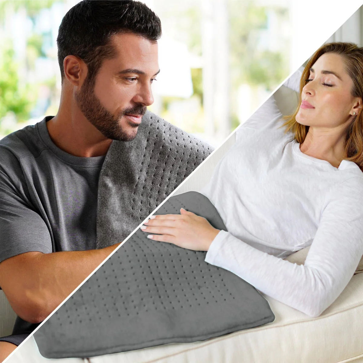 PureRelief Ultra-Wide Microplush Heating Pad - Image 5