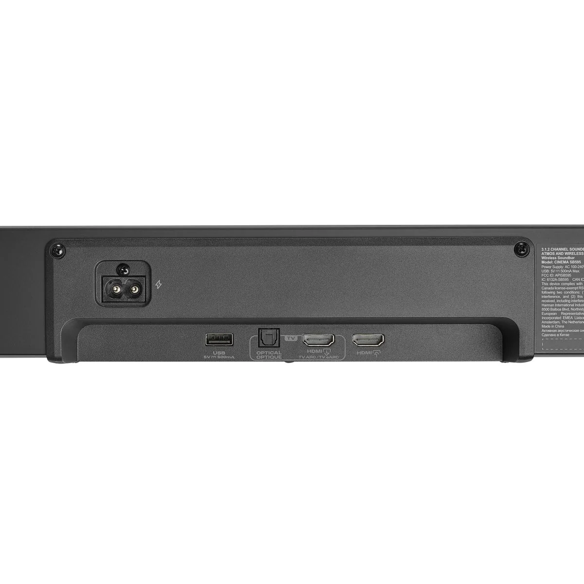 JBL Cinema SB595 3.1.2 Channel Soundbar with True Dolby Atmos and Wireless Subwoofer - Image 4