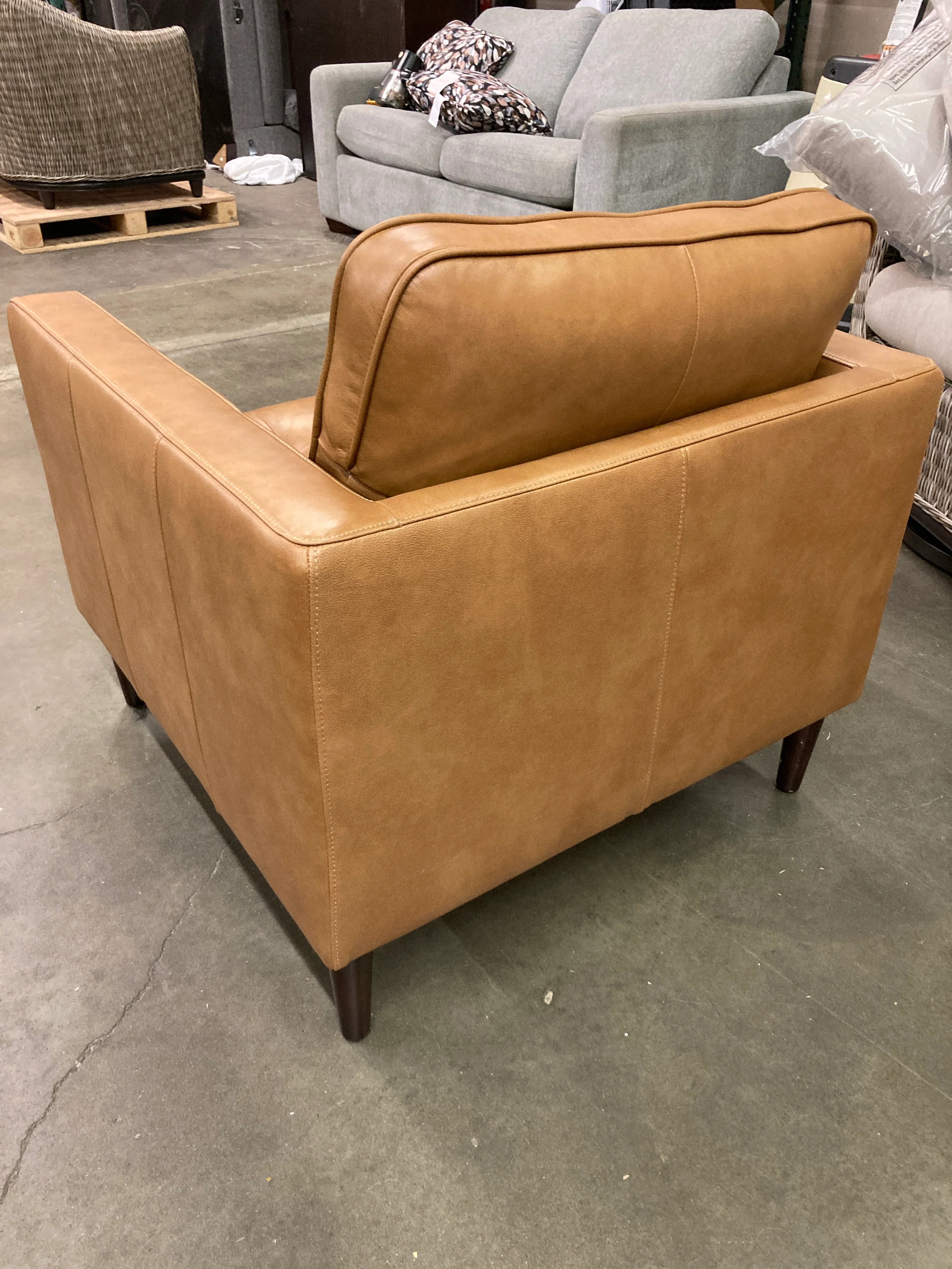 Costco - Harstine Leather Chair - Retail $499 - Image 2