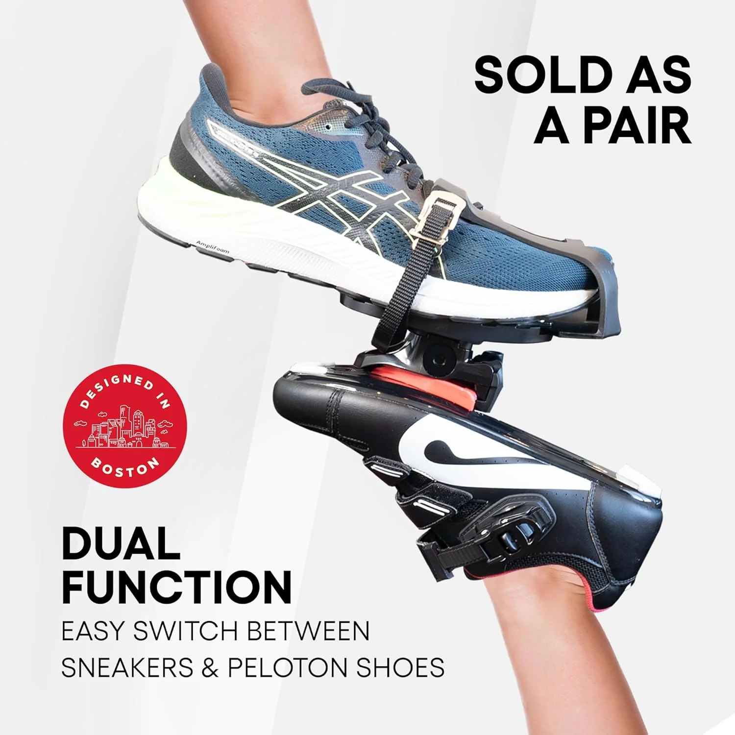 Dual Function Toe Cages for Peloton Bike - Convert Peloton Pedals to Two Sided Toe Cages - Ride with Sneakers or Peloton Shoes - Accessory for Peloton Bike - Fits All Peloton Bikes - Image 4