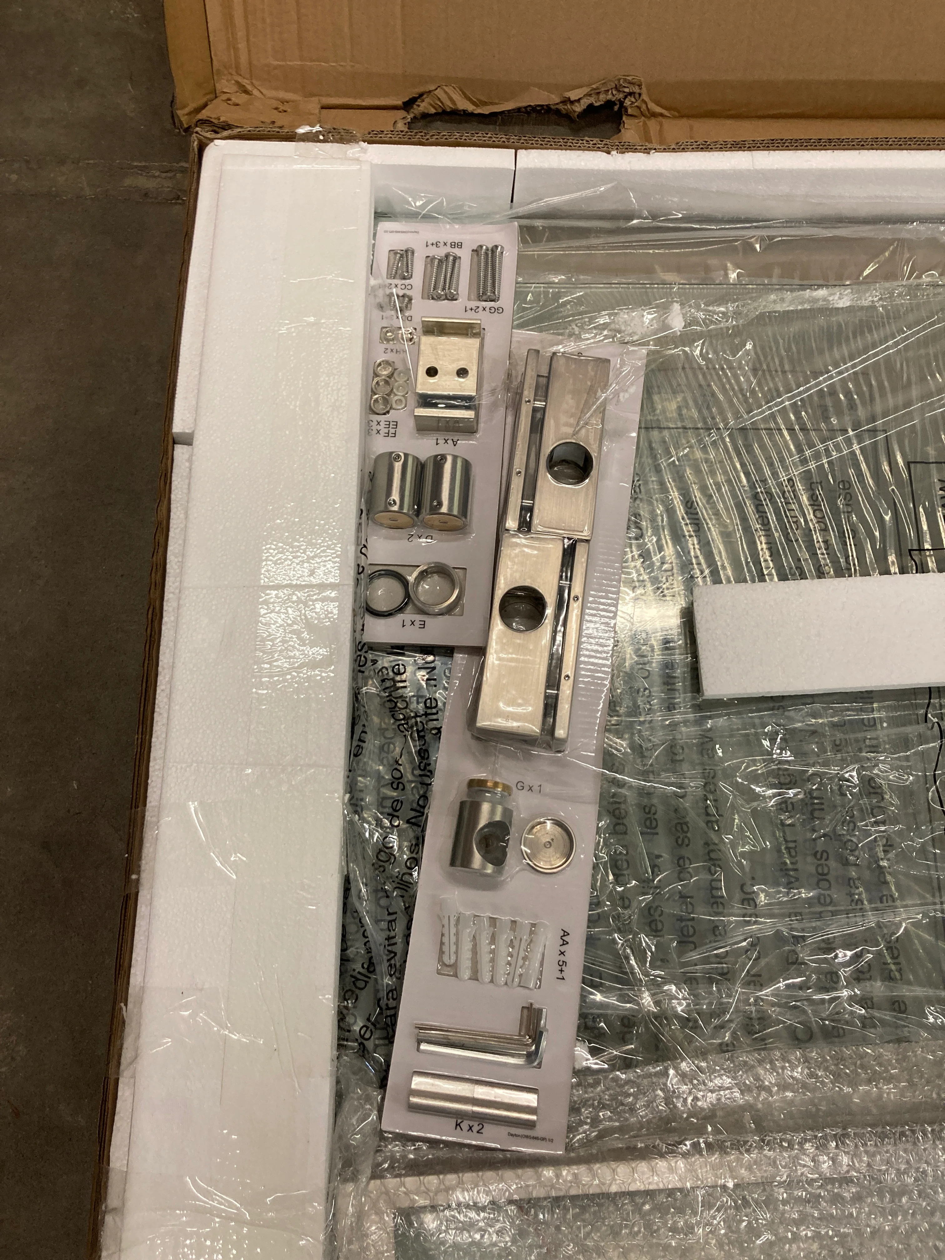 Costco - OVE Decors Dayton 60" Shower Door - Retail $879 - Image 8