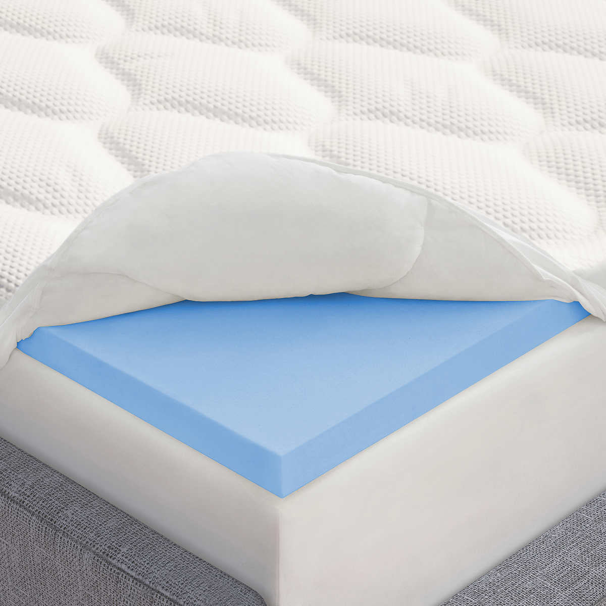 NEW - Costco - Novaform FULL Plush Pillowtop 4” Memory Foam Mattress Topper - Retail $159 - Image 2