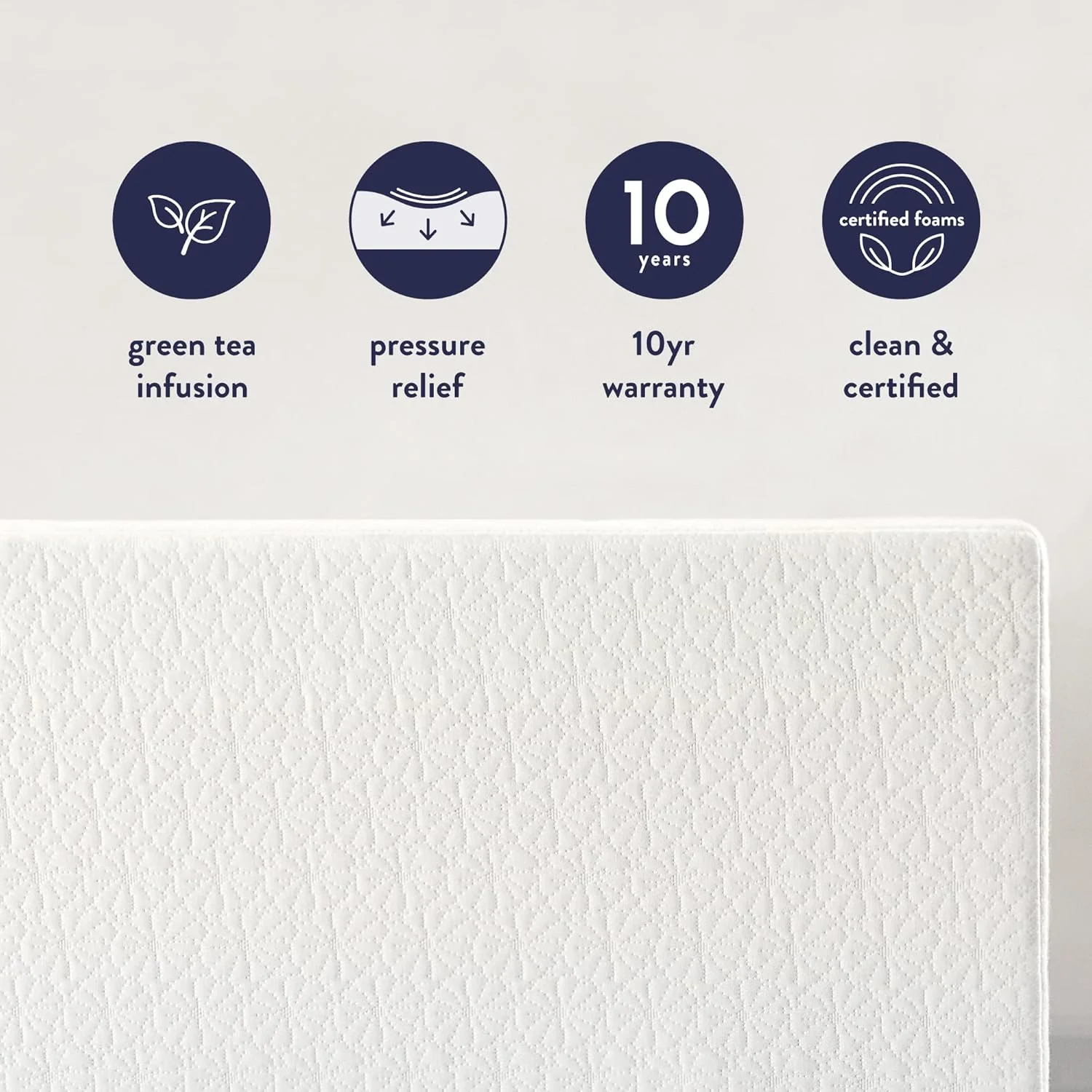 NEW - Best Price Mattress QUEEN 10 inch Mattress Bed-In-A-Box, Green Tea Memory Foam - Image 4