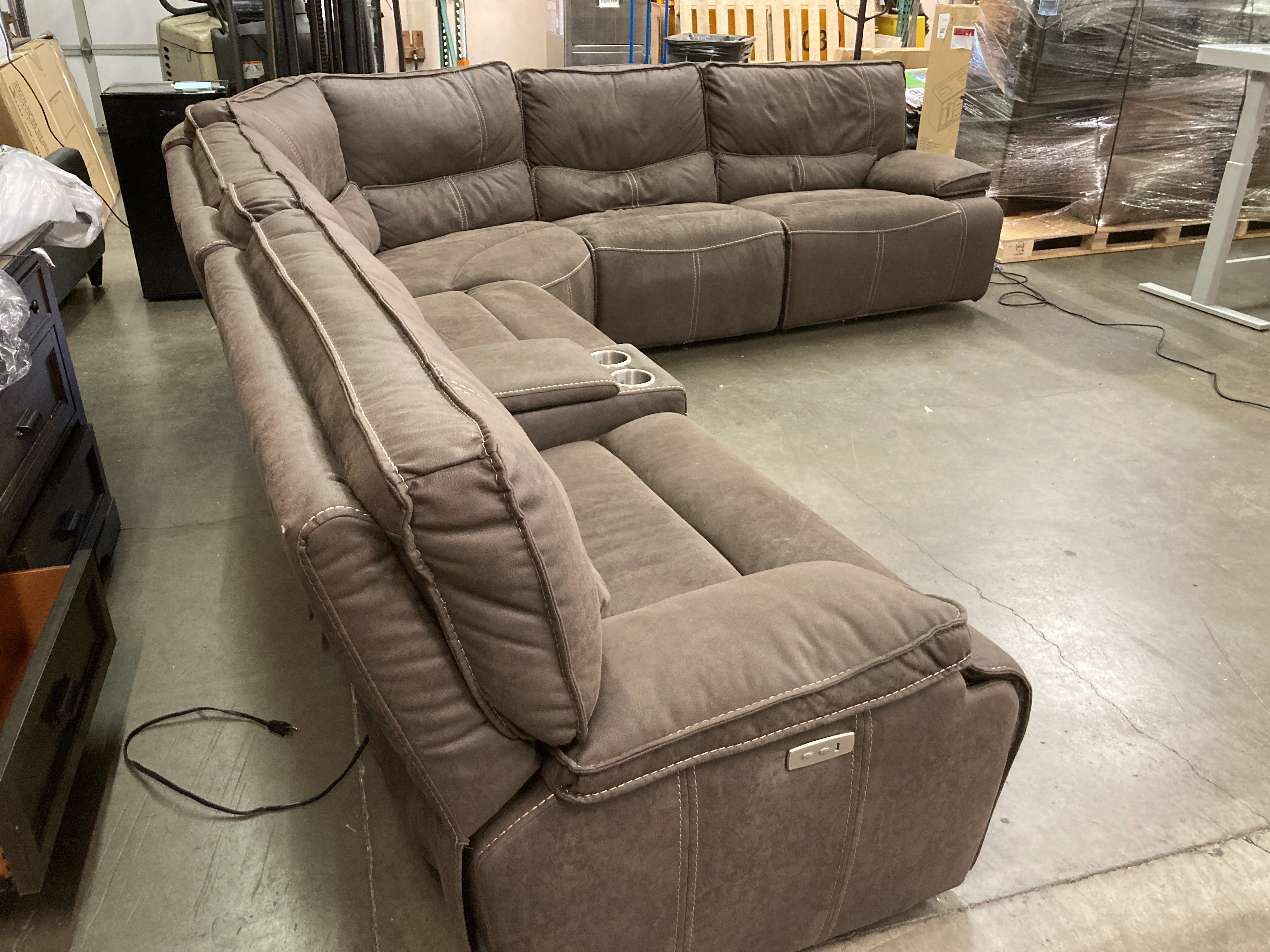 Costco - Bailey Fabric Power Reclining Sectional - Retail $1499 - Image 3