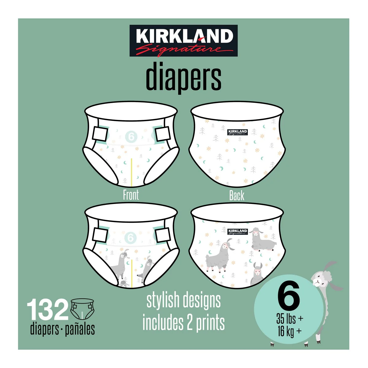 Kirkland Signature Diaper Sizes 6 - Image 3