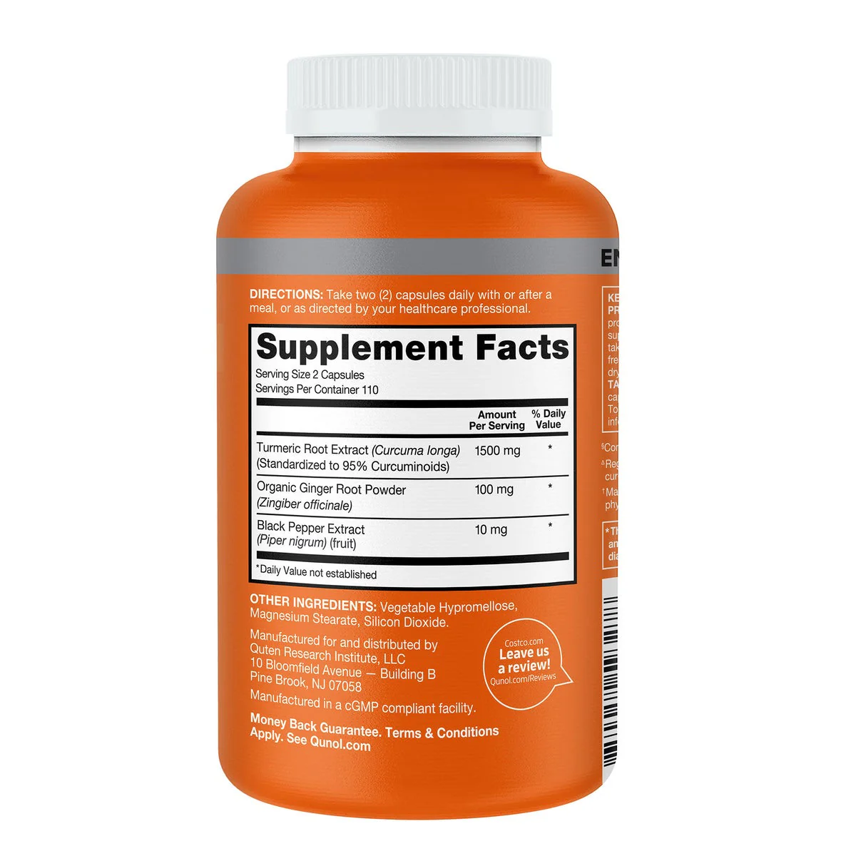 NEW - Qunol Turmeric 1500 mg, 220 Capsules - Image 3