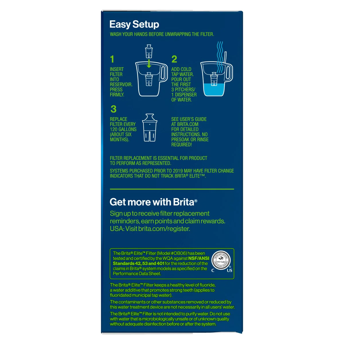 Brita Elite Replacement Water Filters, 4-count - Image 3