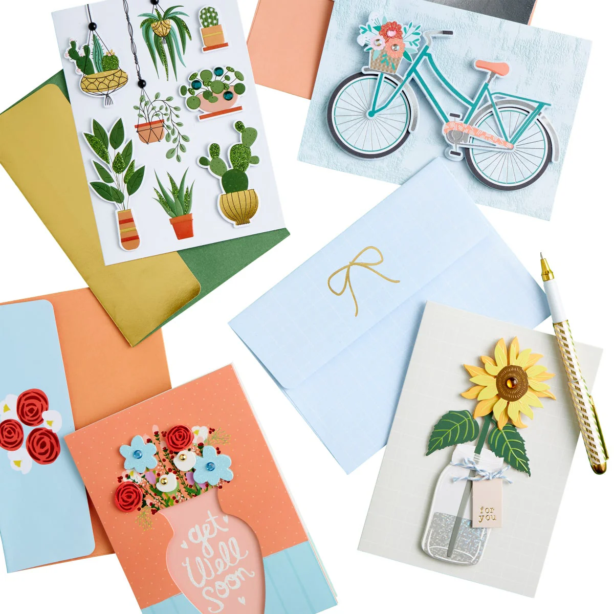 NEW - Hand Crafted All Occasion Greeting Cards, 40-count - Retail $26 - Image 6