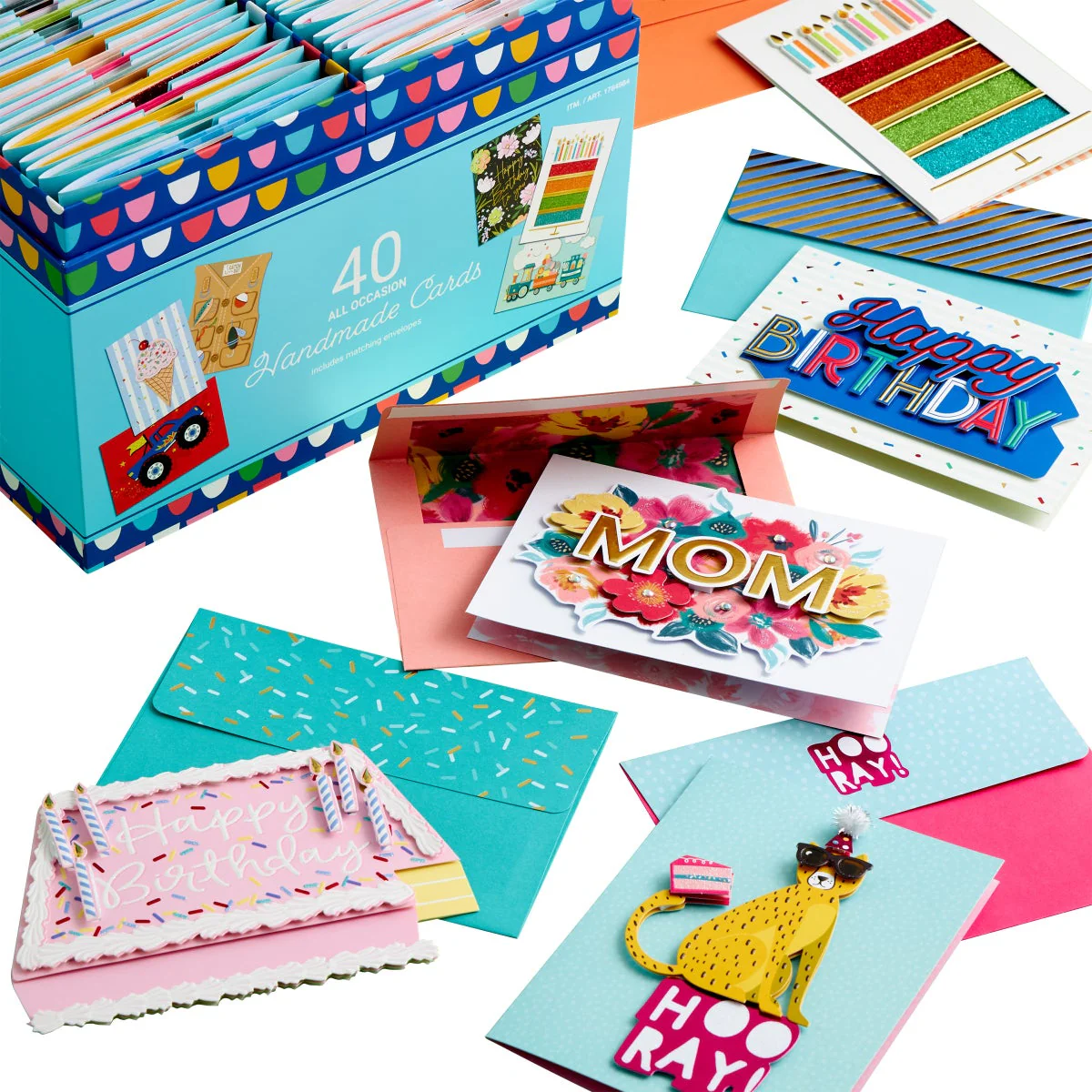 NEW - Hand Crafted All Occasion Greeting Cards, 40-count - Retail $26 - Image 8