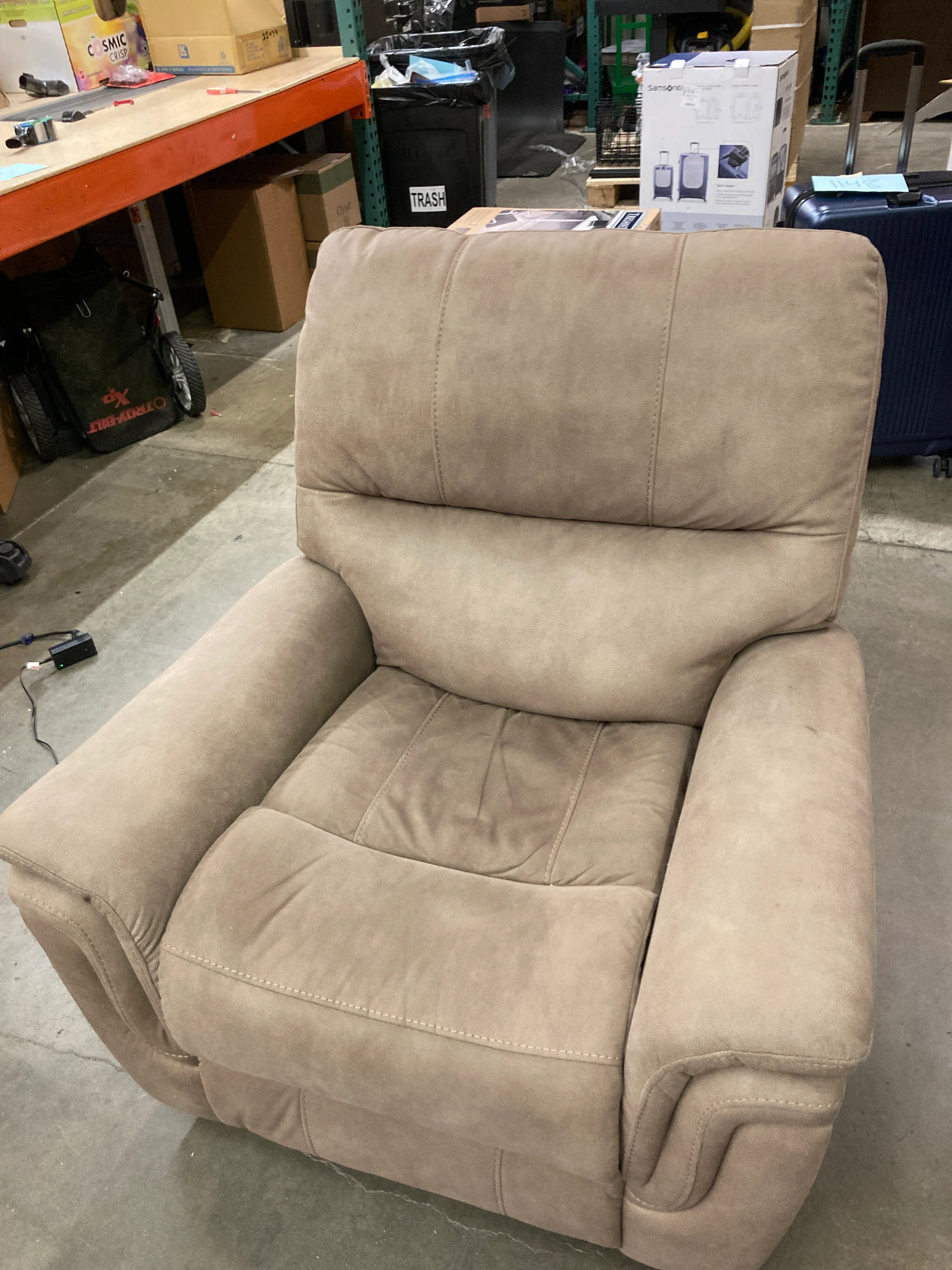 Costco - Barcalounger Fabric Power Glider Recliner with Power Headrest - Retail $399 - Image 2
