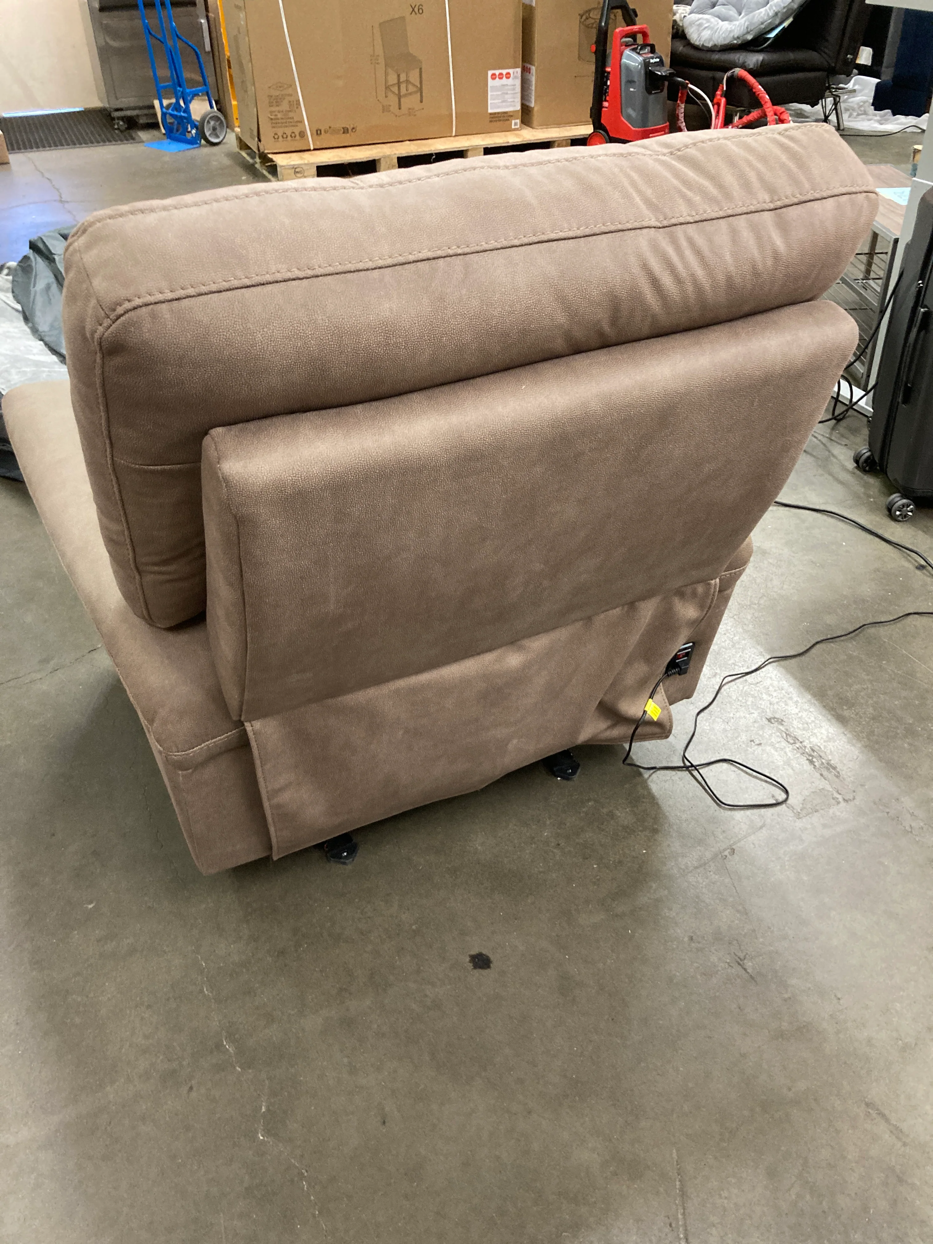 Costco - Barcalounger Fabric Power Glider Recliner with Power Headrest - Retail $399 - Image 3