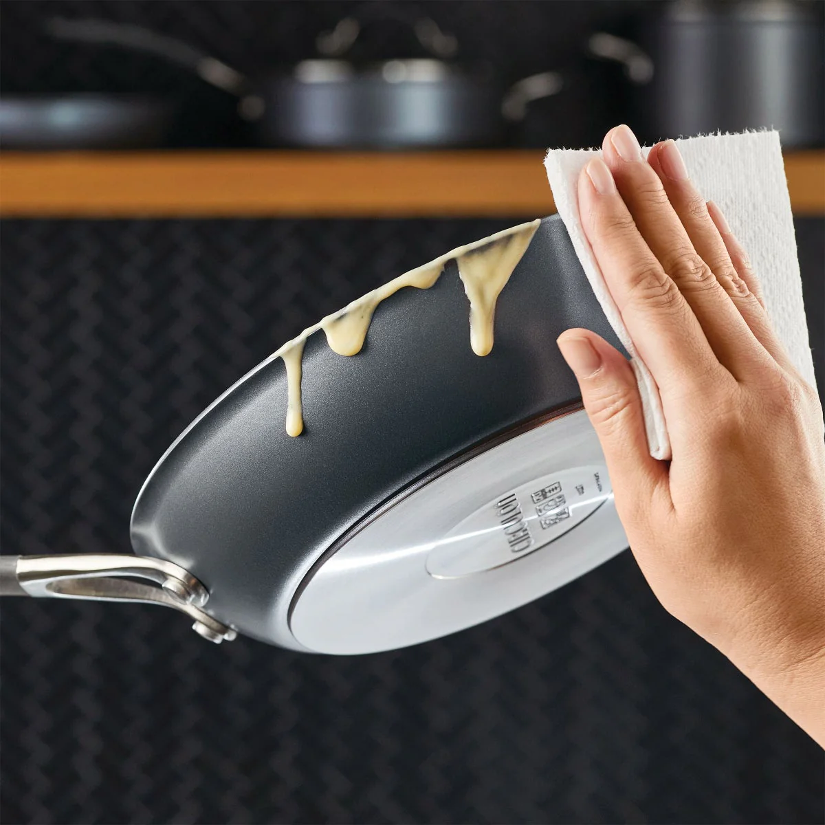 NEW - Circulon A1 Series with ScratchDefense Cookware Set, 12 Piece, Graphite - Image 6