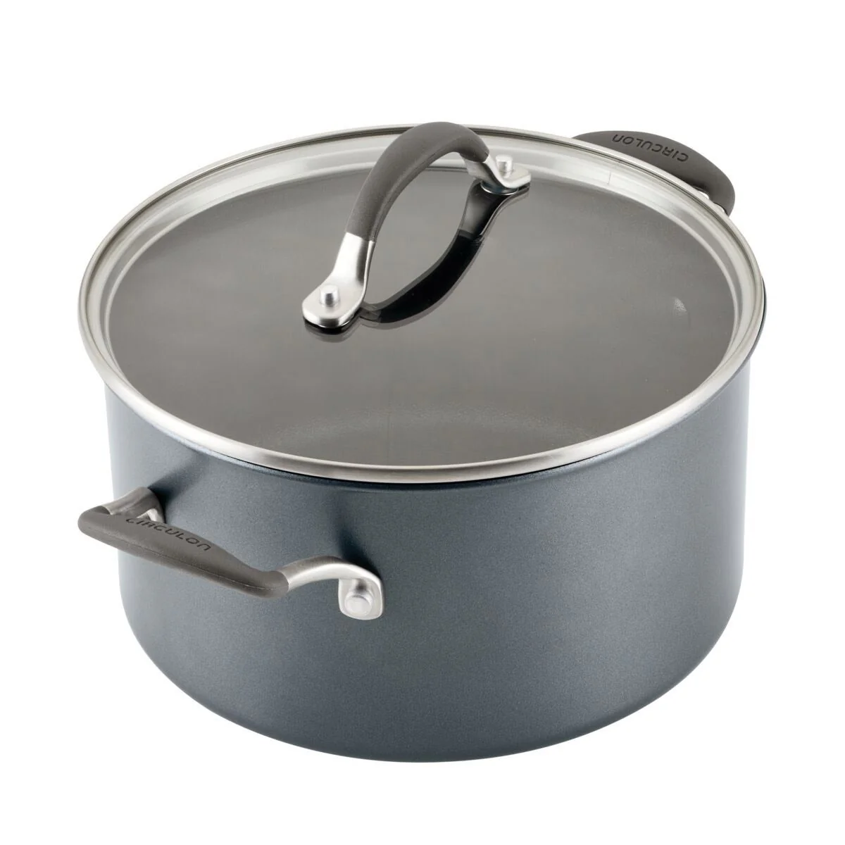 NEW - Circulon A1 Series with ScratchDefense Cookware Set, 12 Piece, Graphite - Image 8