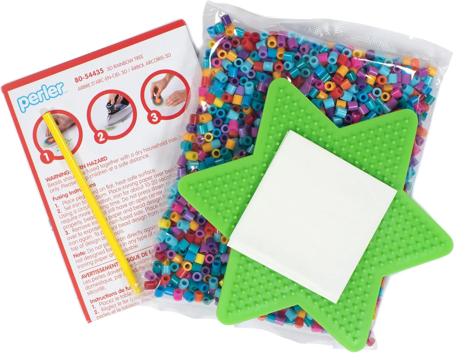 Perler Christmas Fuse Bead Craft Kit with 13 Patterns, Multicolor, Small, 2005 Piece - Image 2