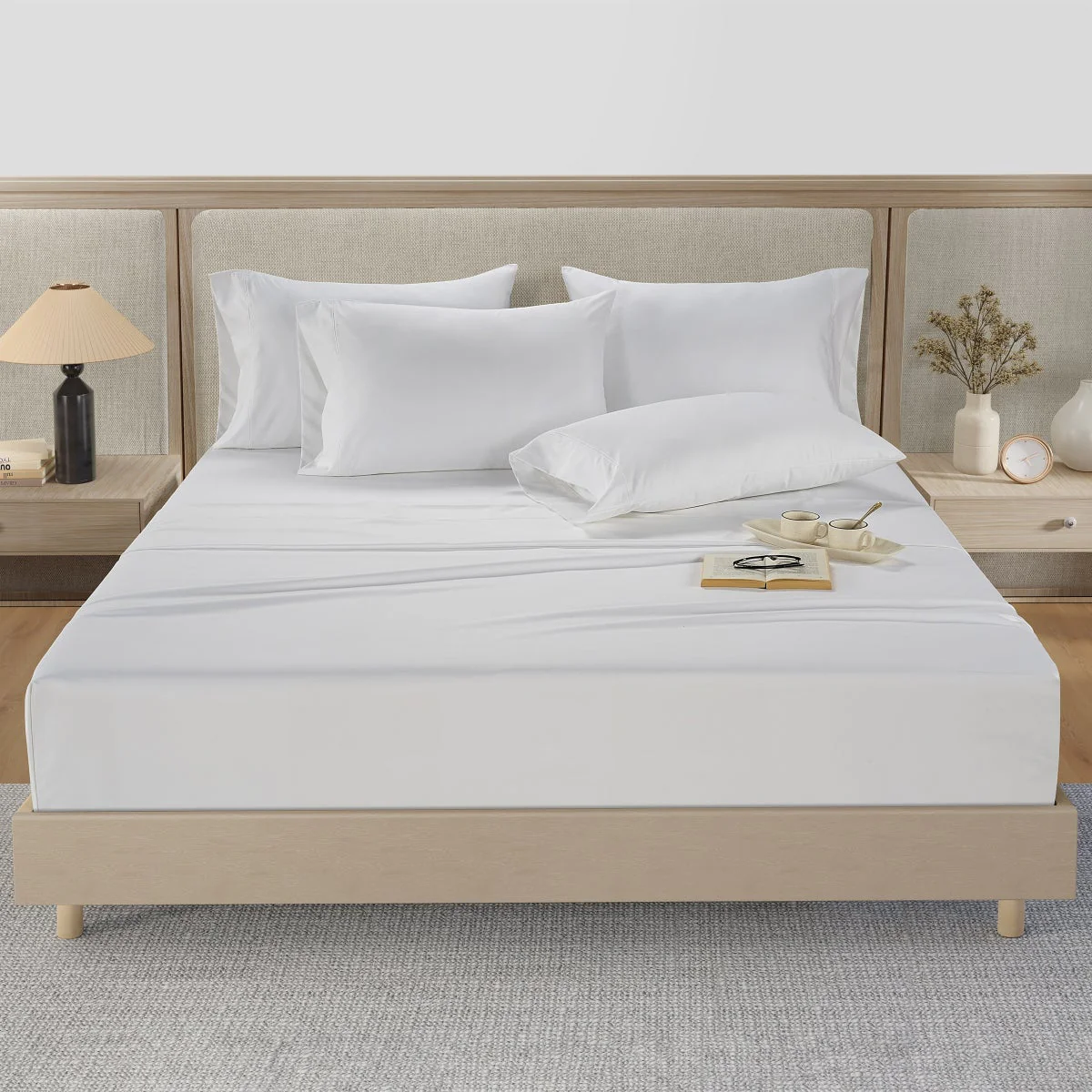 NEW - Hotel Signature 800 Thread Count Cotton 6-piece Sheet Set, Queen