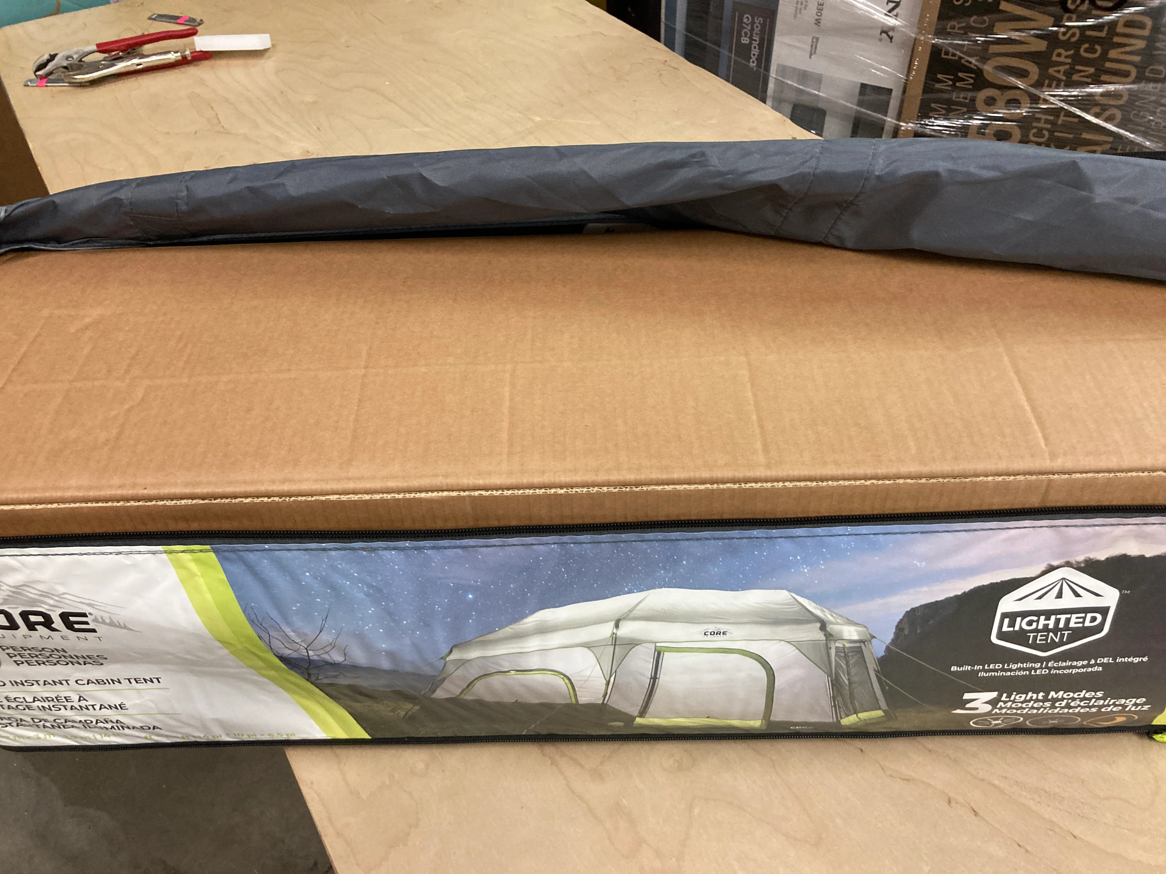 NEW - Costco - CORE 10-Person Lighted Instant Cabin Tent - Retail $269 - Image 2