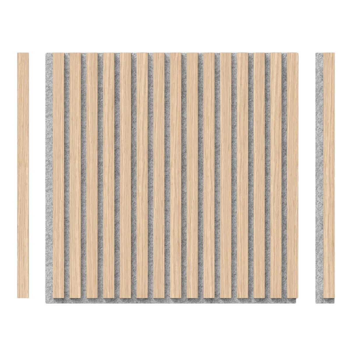 Artika Sonolok Sound-Absorbing Slatted Panel Kit - Oak - Image 4