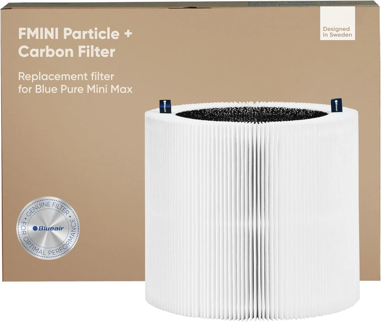 Blueair Blue Pure Mini Max Genuine Replacement Filter, Fits Blue Pure Mini Max Air Purifier