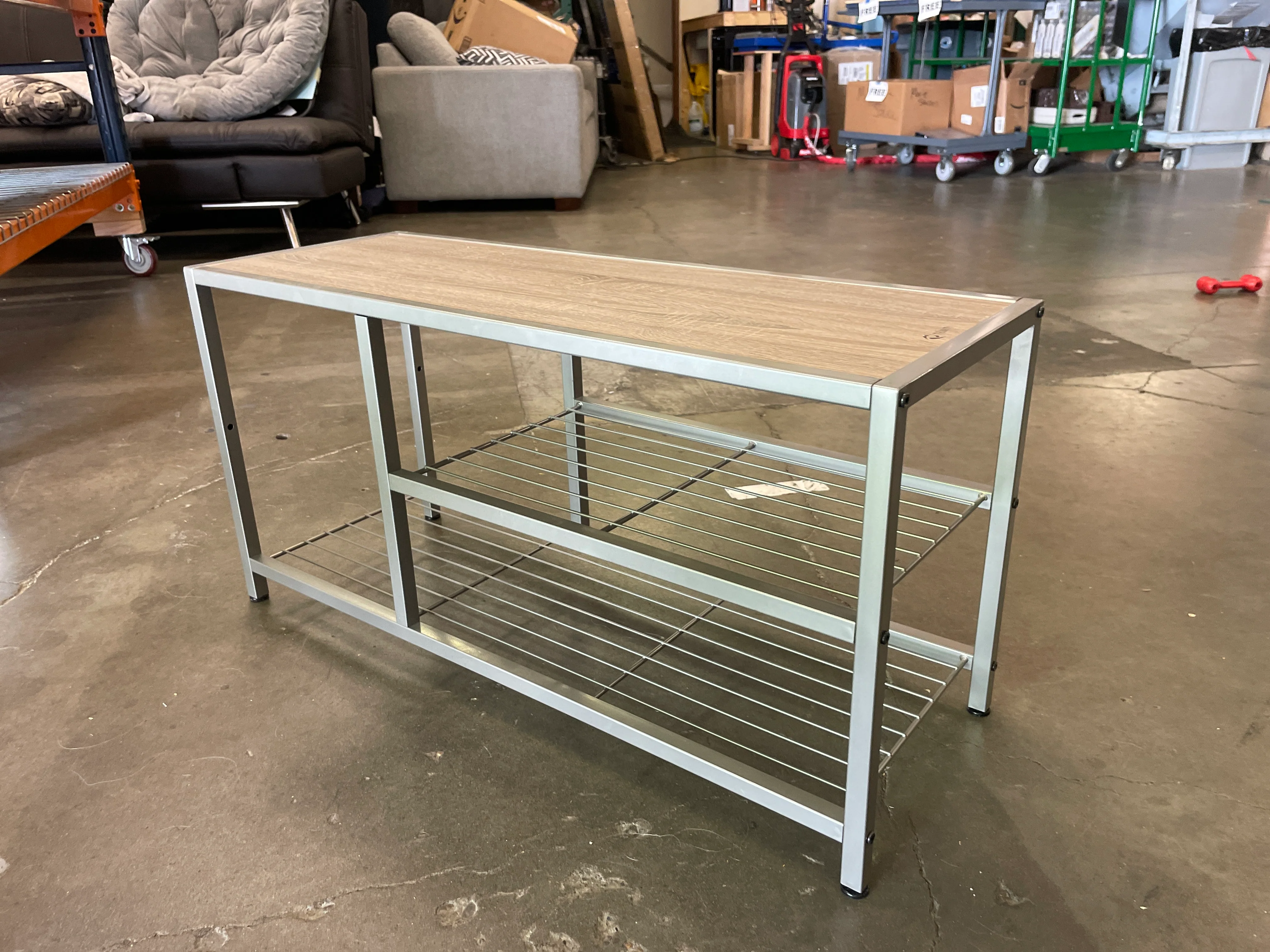 Costco - Trinity Shoe Bench with Boot Storage - Retail $59