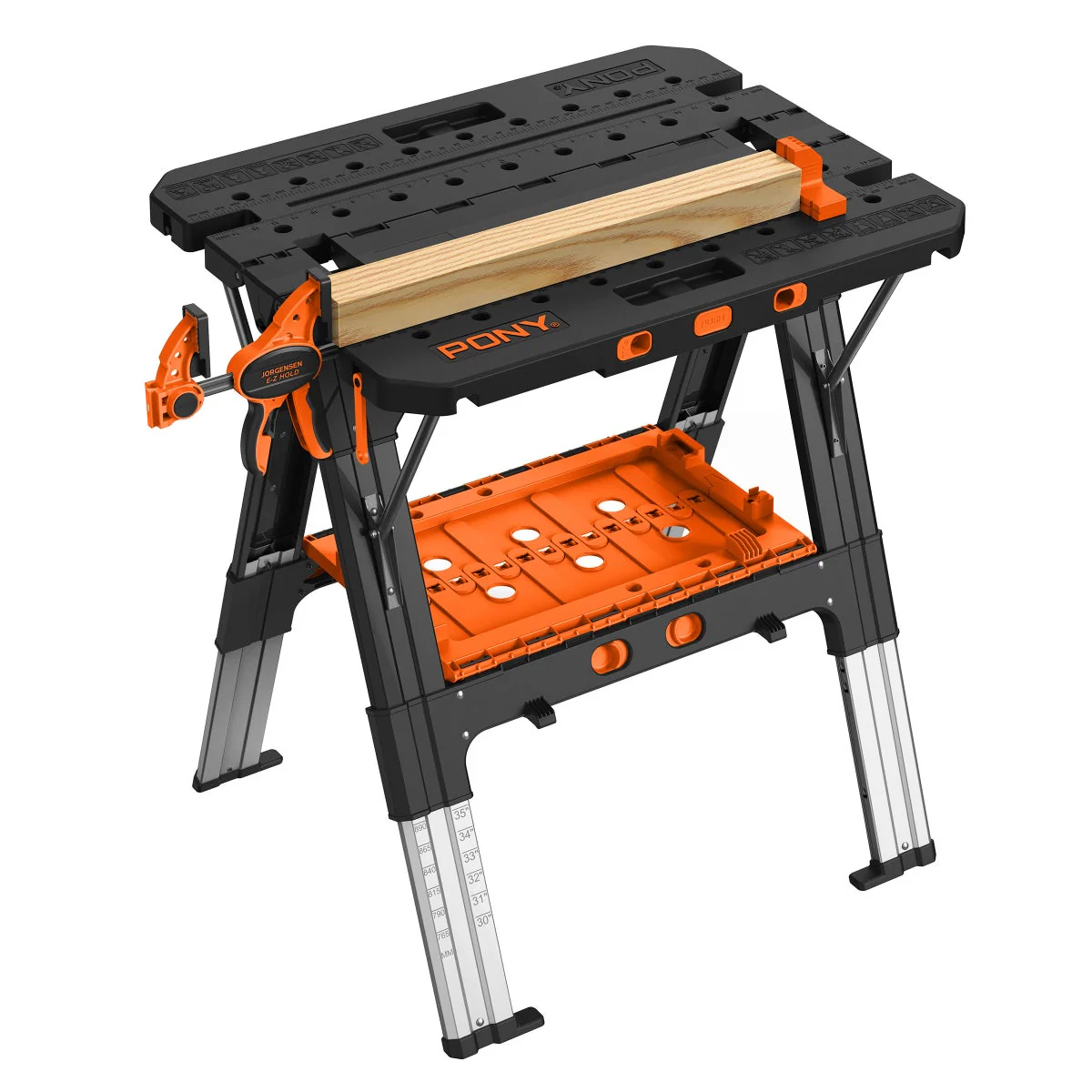 Pony Jorgensen 2-in-1 Heavy Duty Folding Worktable - Image 2