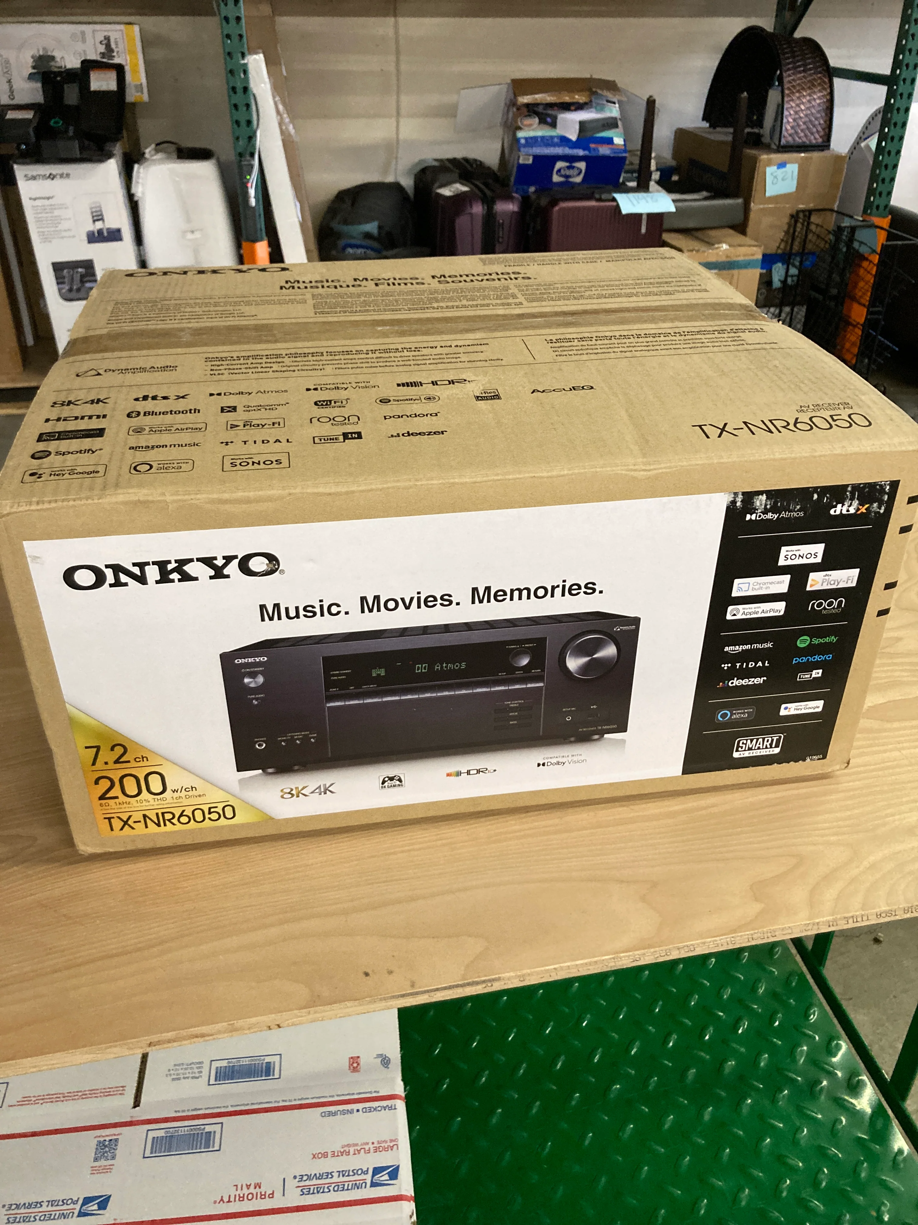 LIKE NEW - Onkyo TX-NR6050 7.2-Channel AV Receiver - Retail $499